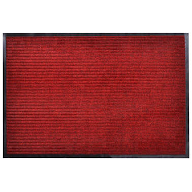 Tapete de entrada com nervuras PVC Vermelho 90 X 150 cm[1/6]