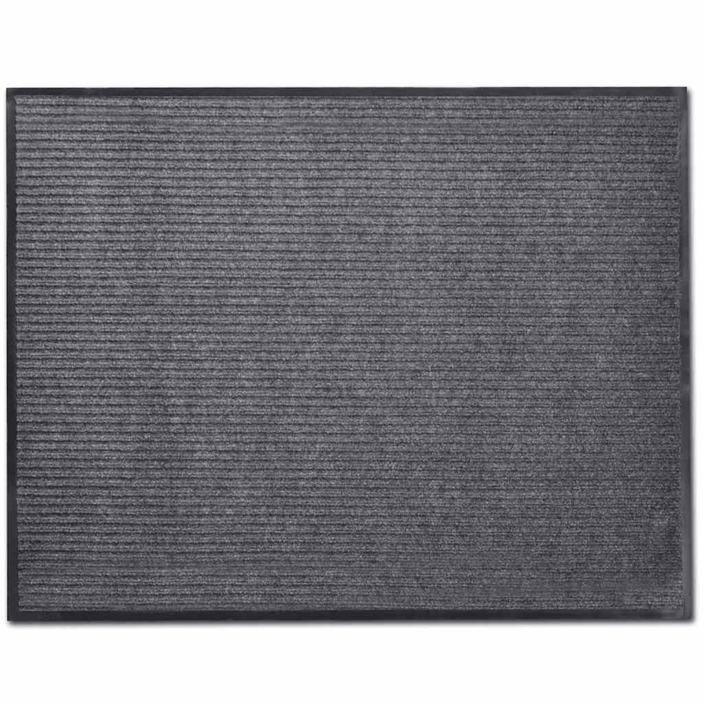 vidaXL Rohožka šedá 90x120 cm PVC