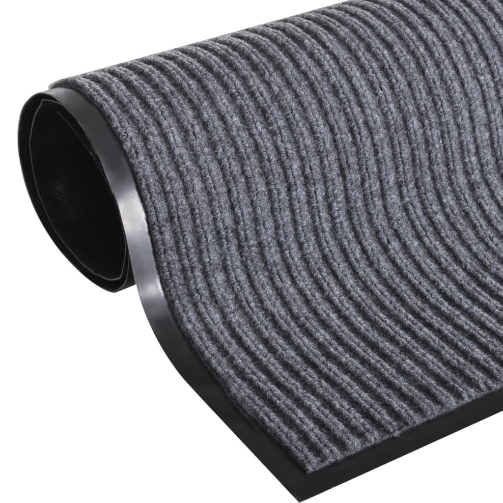 vidaXL Deurmat PVC 150 x 90 cm (grijs)