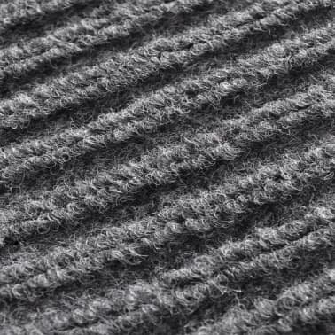 Tapete de entrada com nervuras PVC Cinza 90 X 150 cm[6/6]