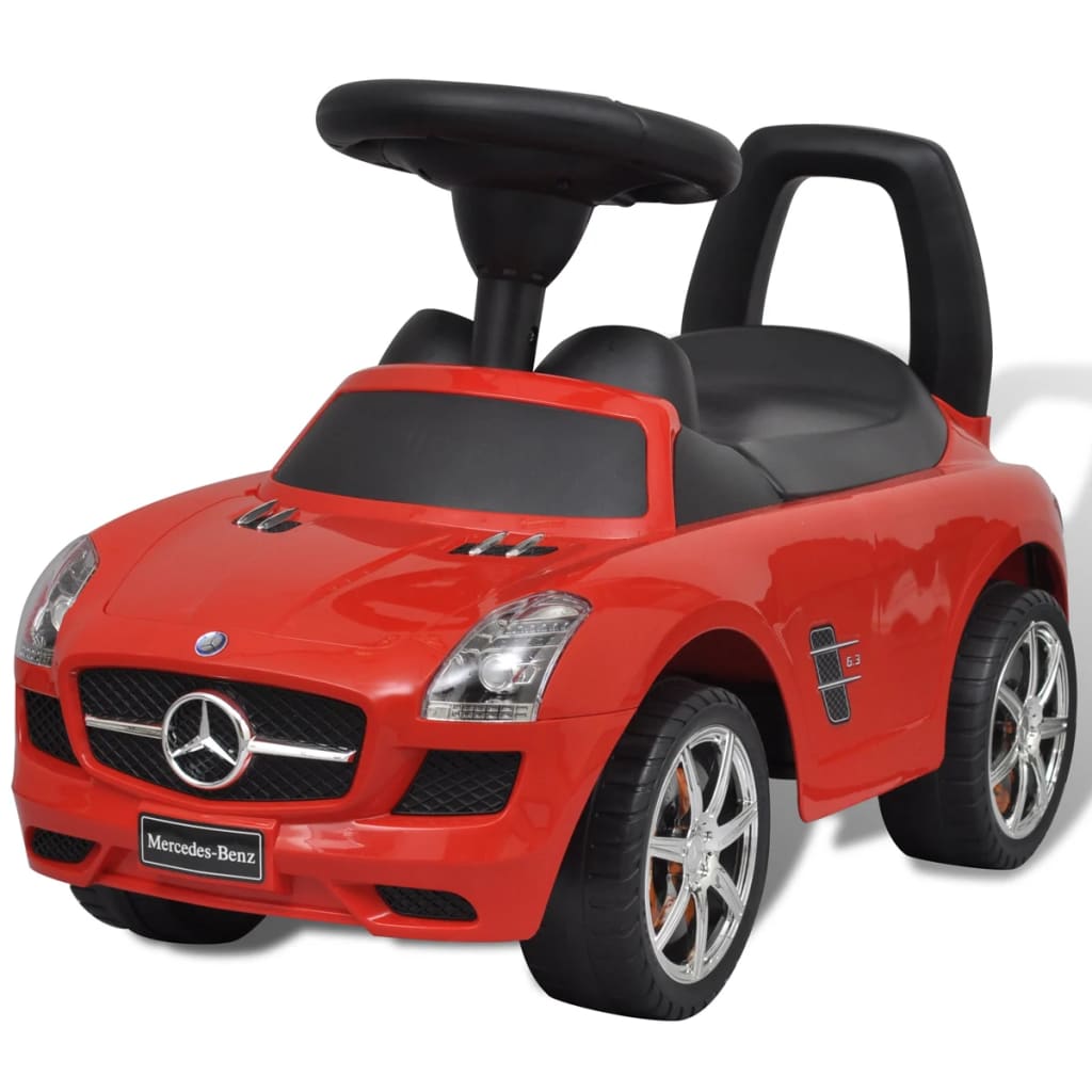 Mașină pentru copii fără pedale Mercedes Benz Roșu vidaxl.ro