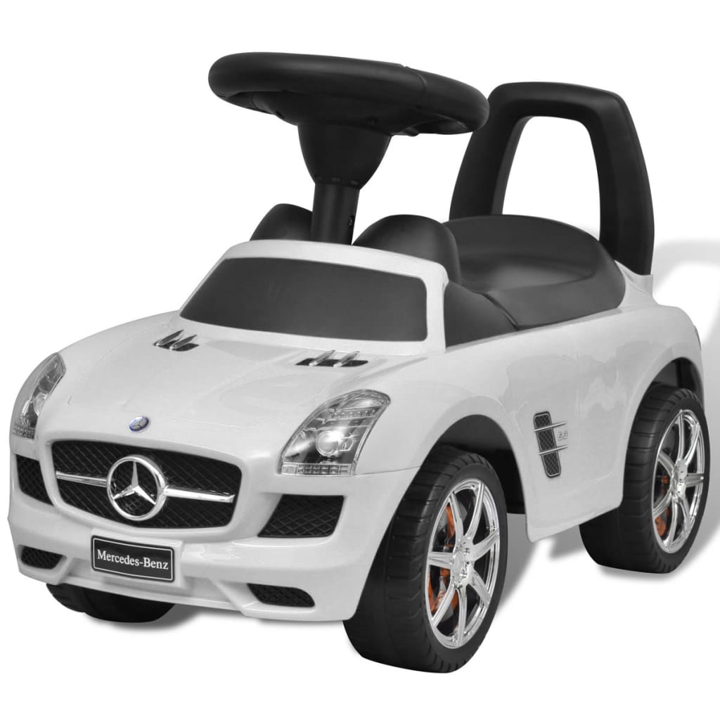 Mașină pentru copii fără pedale Mercedes Benz Alb vidaXL