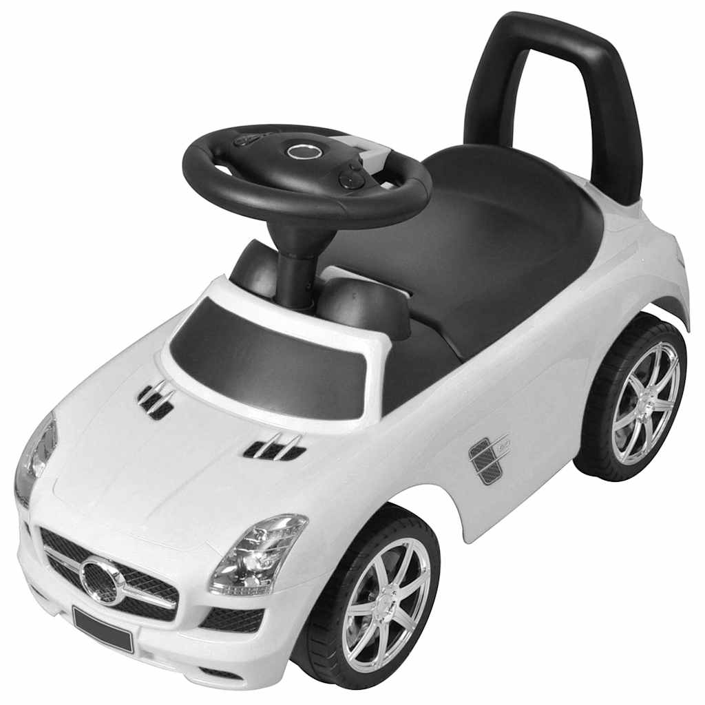 vidaXL Valkoinen Lasten Jalkakäyttöinen Auto