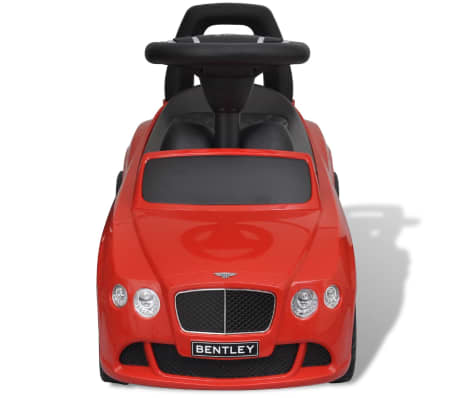 vidaXL Bentley Kinderauto mit Fußantrieb Rot