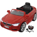 Červené autíčko BMW na batériu s diaľkovým ovládačom