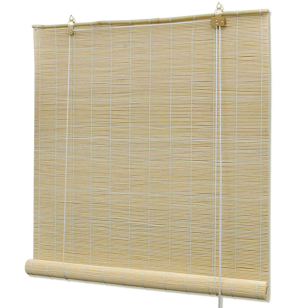 Rullegardin Bambus - Naturfarvet / 120 X 160 cm