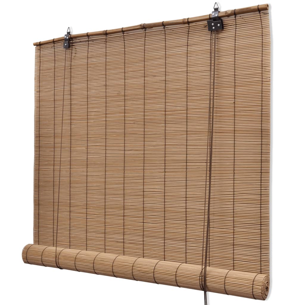Bambusrollo Fensterrollo Rollo Sichtschutz Holzrollo Jalousie Schnurzug  vidaXL | eBay
