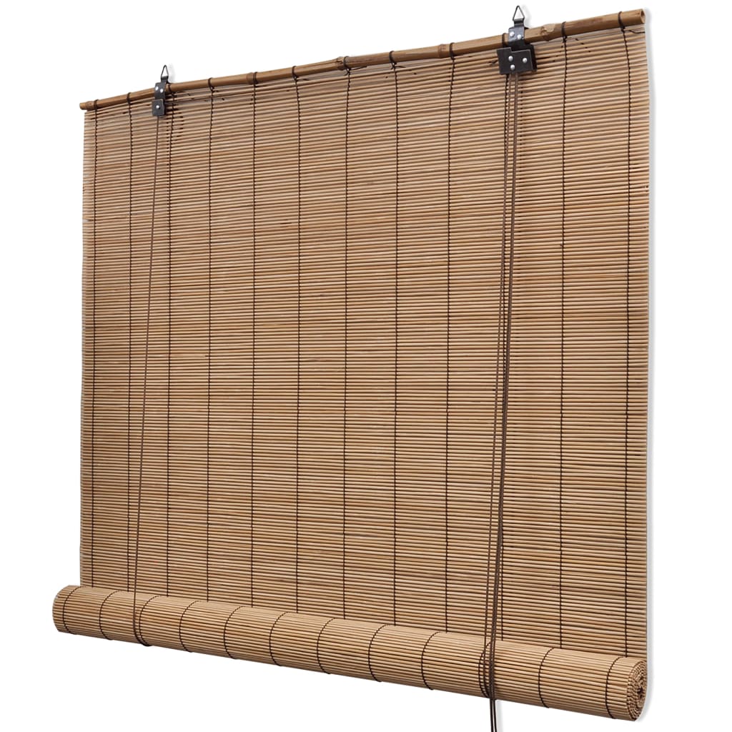 vidaXL rullegardin 140x160 cm bambus brun