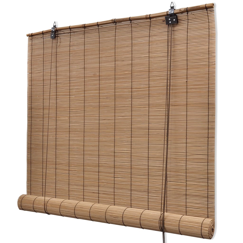 vidaXL rullegardin 150x220 cm bambus brun