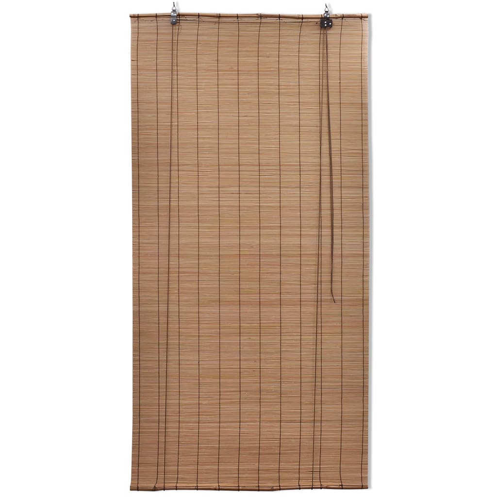 Ruskeat bambu rullaverhot 150 x 220 cm