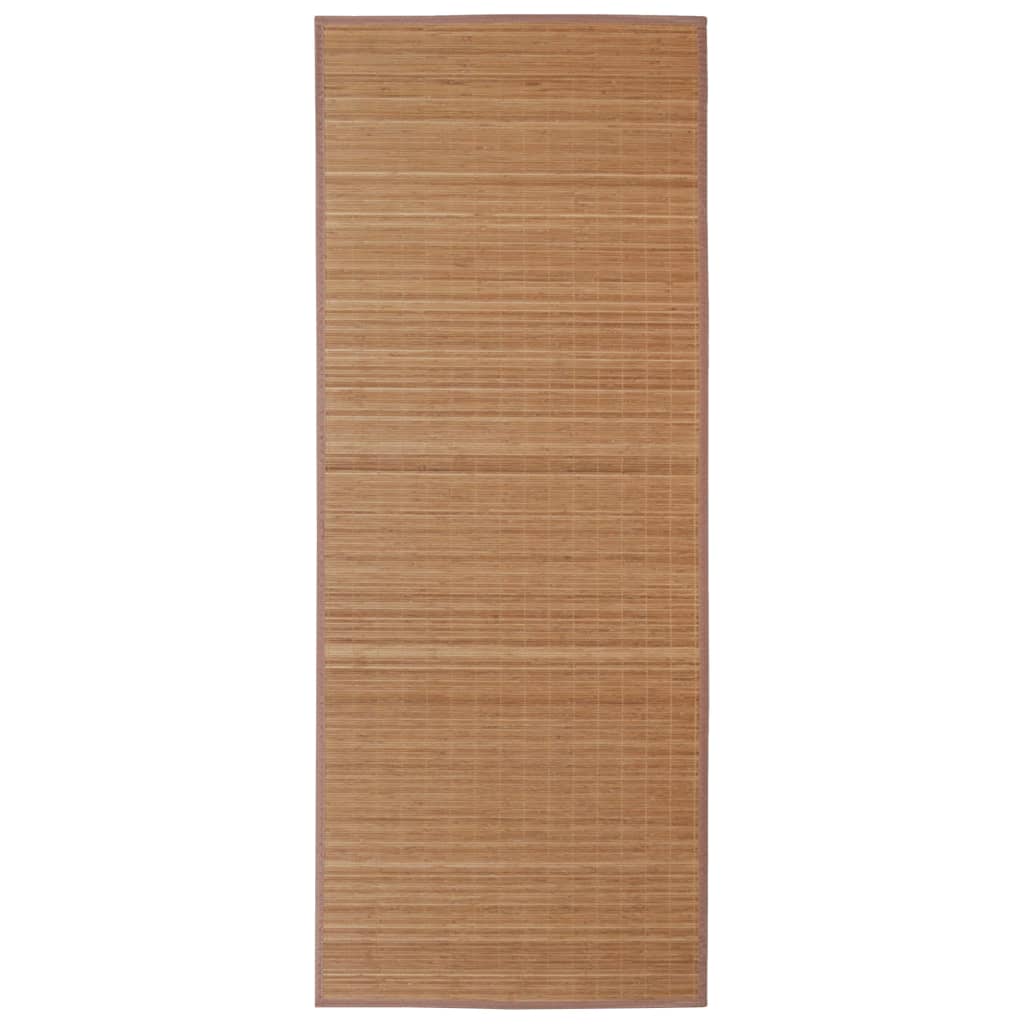 

Rectangular Brown Bamboo Rug 31.5" x 118.1"