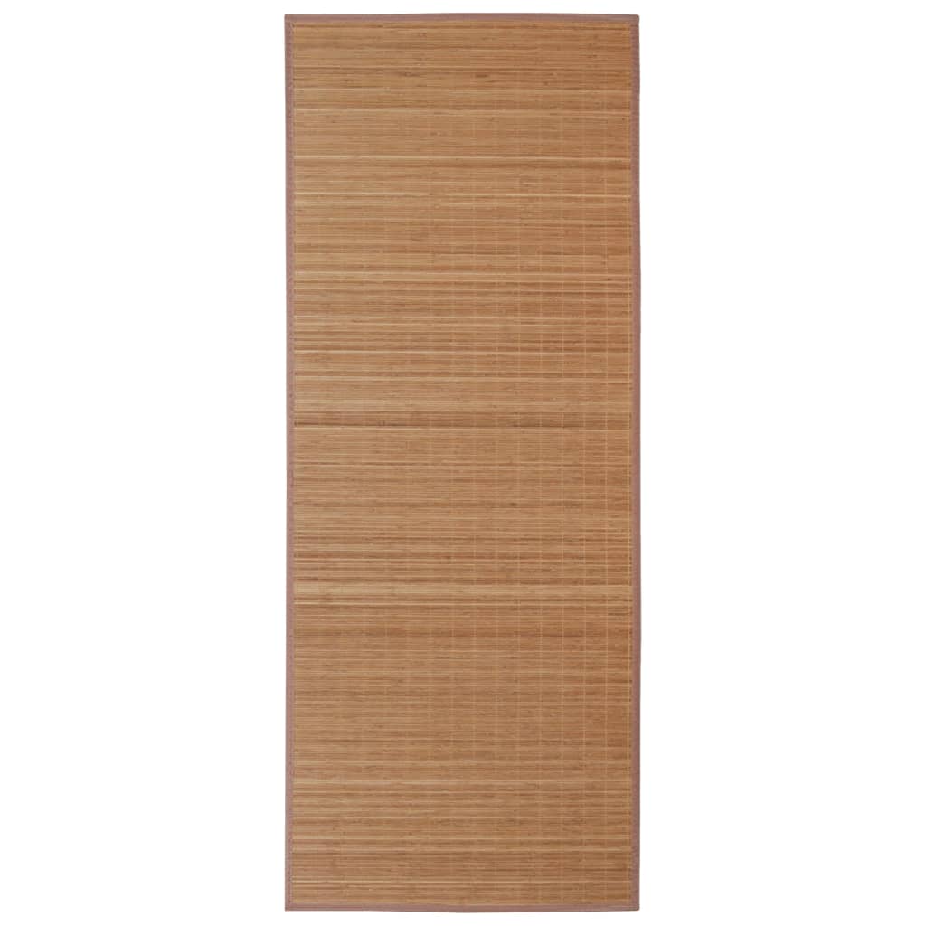 vidaXL Obdélníková hnědá bambusová rohož / koberec 80 x 300 cm