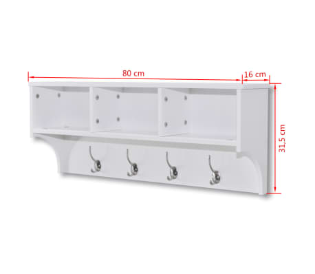 White Wall Shelf And Cabinet Set Vidaxl Com Au