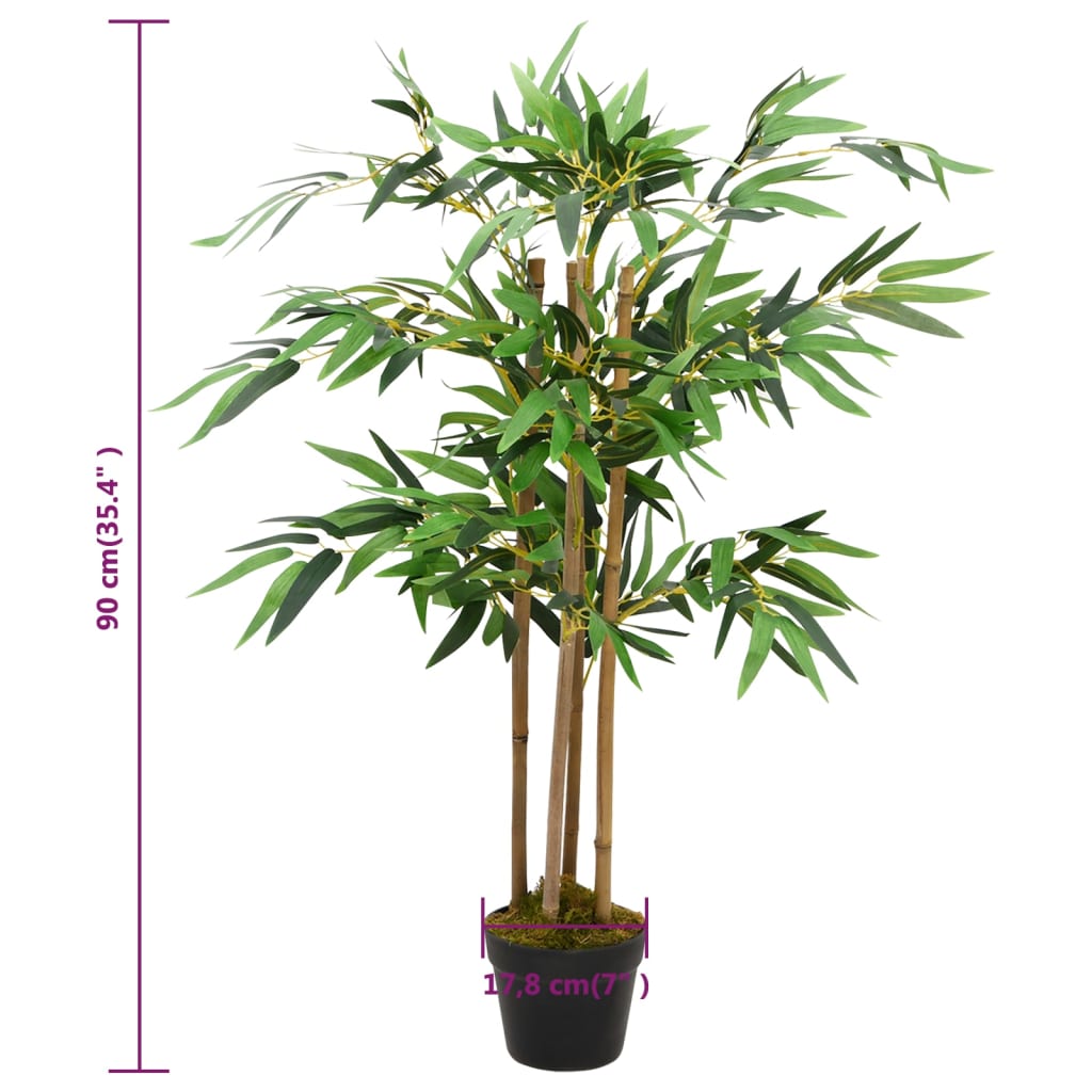 Artificial Bamboo Plant "Twiggy" with Pot 35"