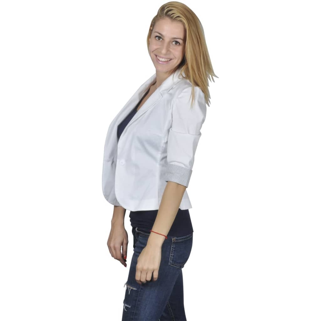 

vidaXL Blazer voor Dames Maat 36 (Wit)