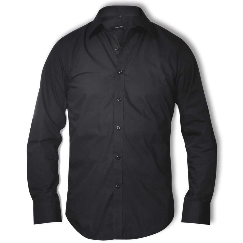 130250 Men’s Business Shirt Size S Black