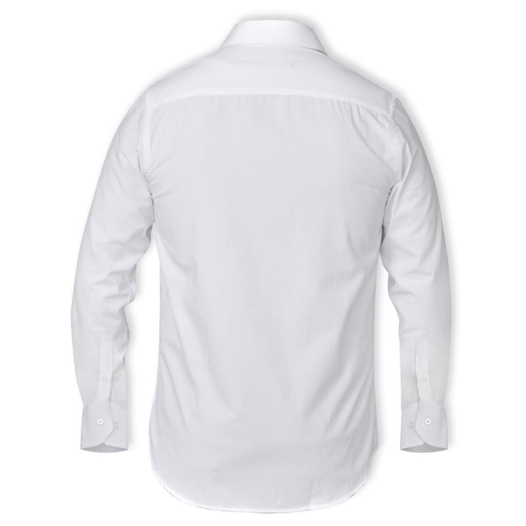 130256 Men’s Business Shirt Size M White