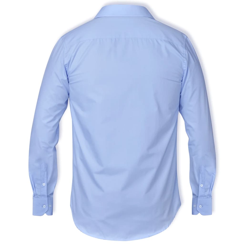 Camisa para homens de escritorio azul-claro tamanho M