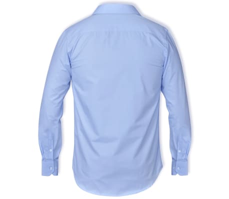Męska koszula elegancka, rozmiar M, błękitna