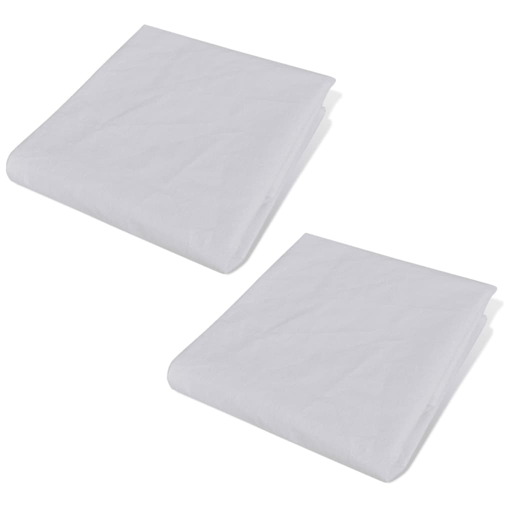 2 pcs Waterproof Incontinence Mattress Protection Cover 200 x 140 c