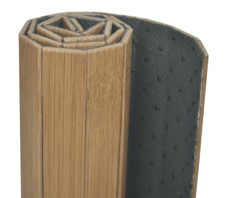 Бамбукови подложки за маса 70 х 50 см, цвят тъмен натурален, 2 броя