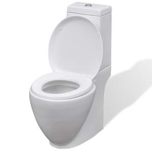 Keramické WC a bidet bílé - obrázek 3