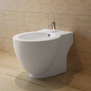 Keramické WC a bidet bílé - obrázek 7