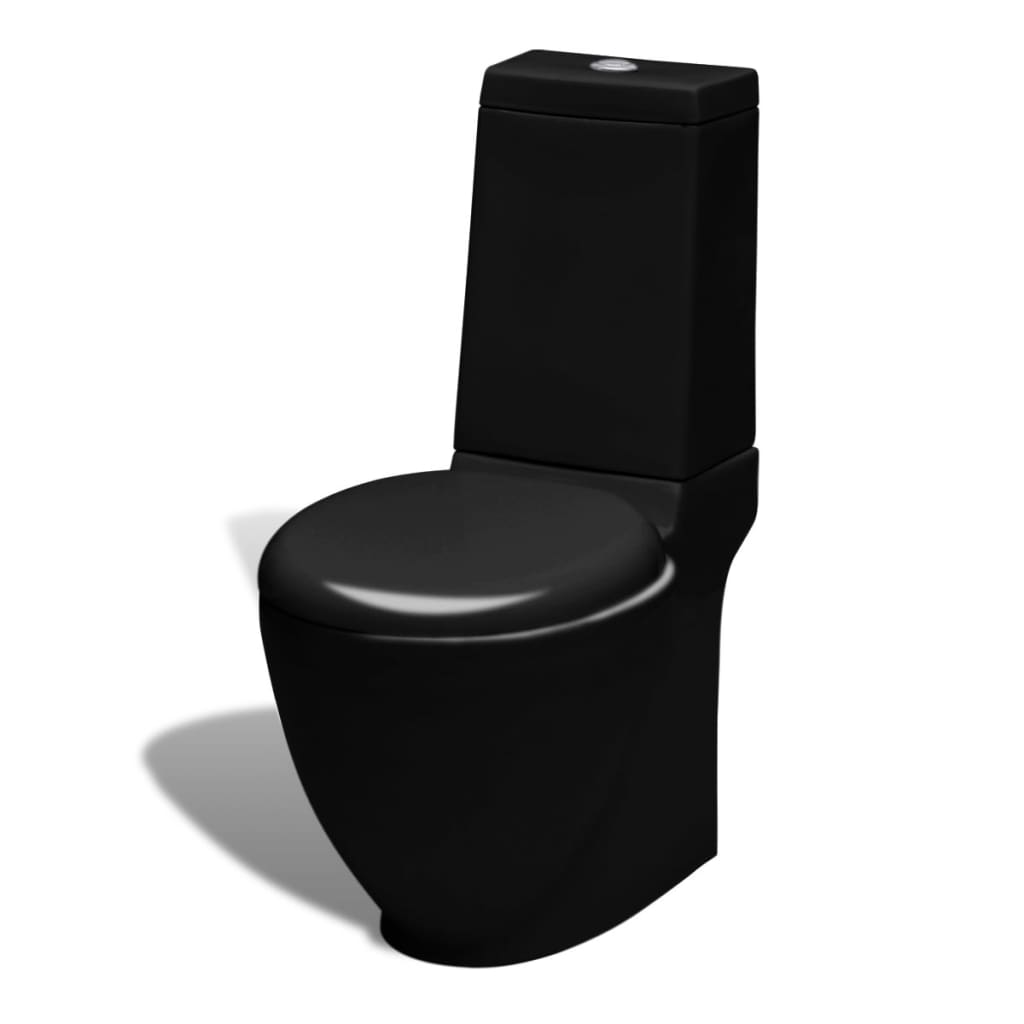 Set Toilette E Bidè In Ceramica Nero VidaXL 19 width=274
