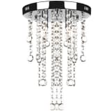 Metallist laelamp/ lühter kristallidega