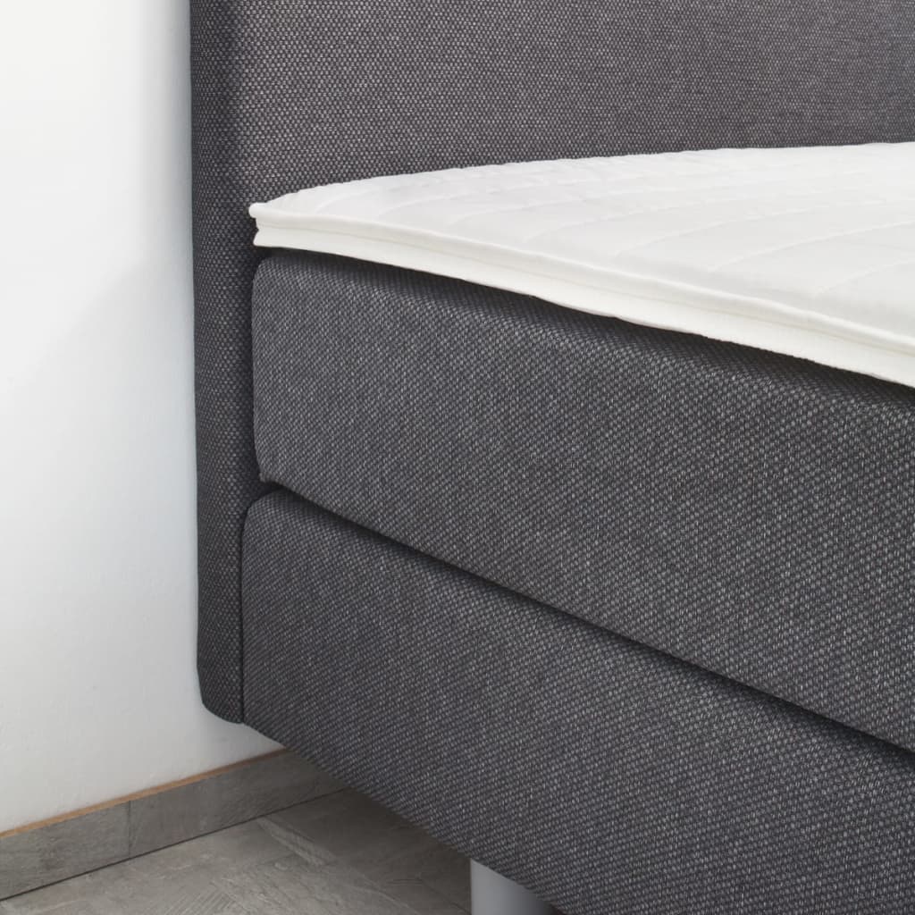 vidaXL seng med springmadras stof 140 x 200 cm