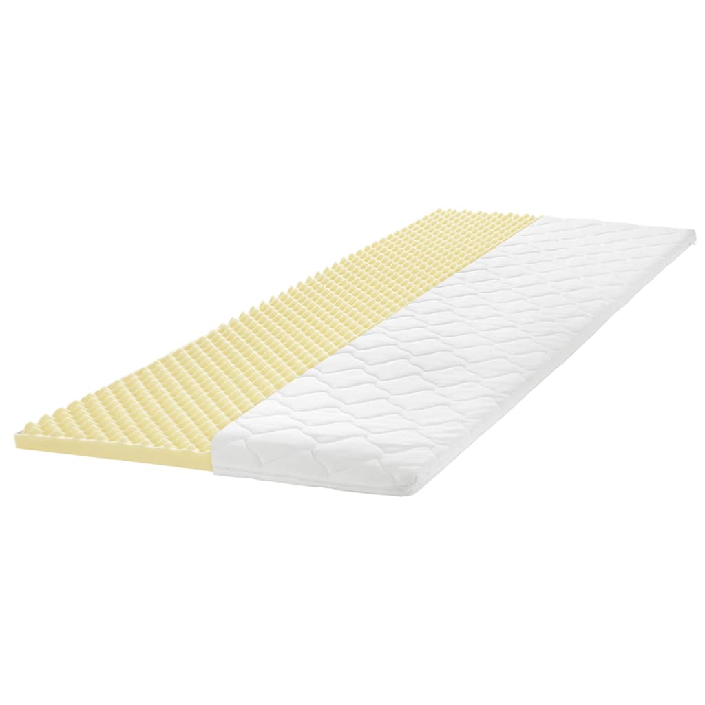 

vidaXL Memory Foam Topdekmatras met wasbare hoes 200 x 80 x 7 cm