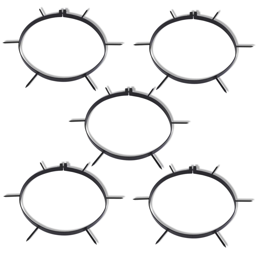 vidaXL Prevzdušňovacia násada s hrotmi na záhradný valec s priemerom 30cm 5ks