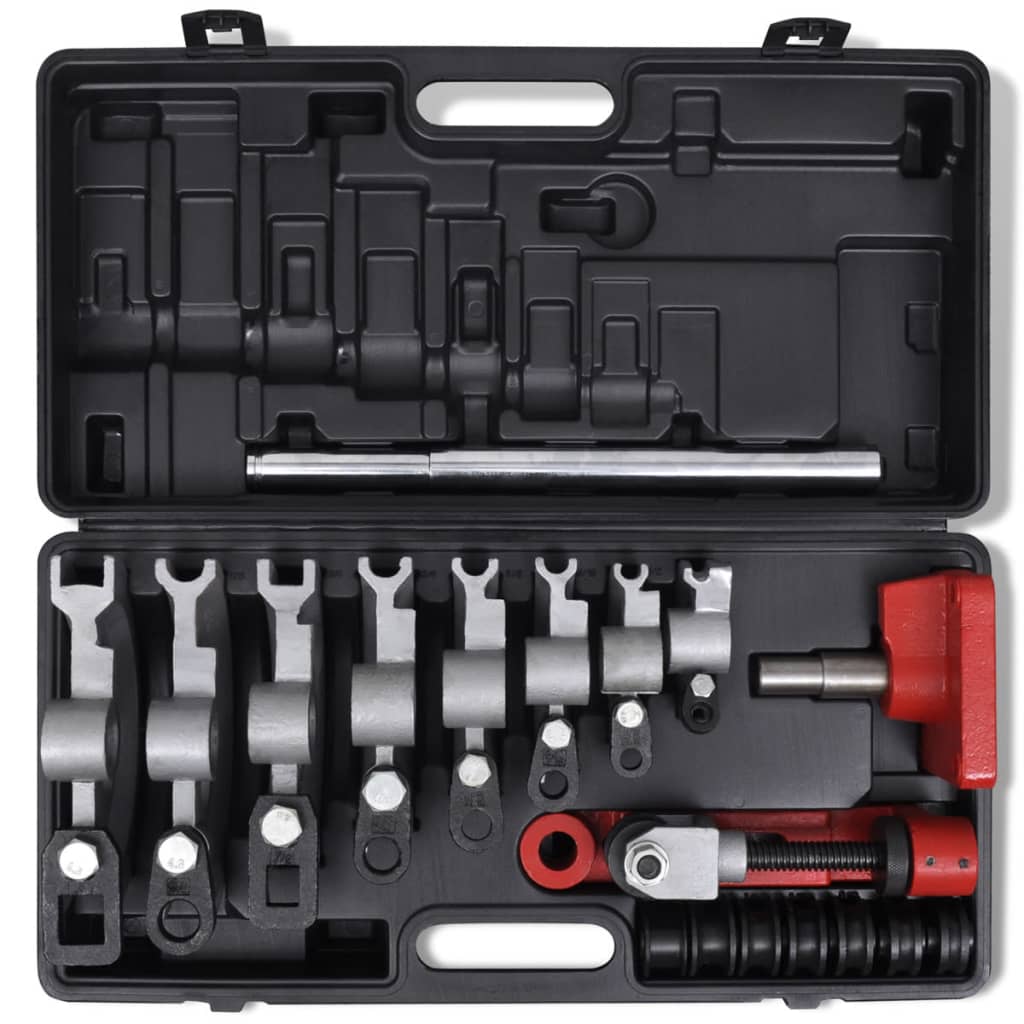 

vidaXL Ronde en vierkante metalen buis set
