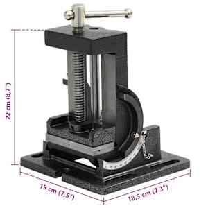 Svěrák pod vrtačku sklopný ručně ovládaný 110 mm - obrázek 12