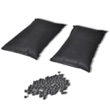 2 x 1 kg Aktiivihiili Hajustepussi Tarranauhalla