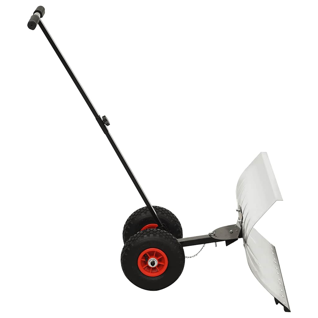 vidaXL Kézi hóeke kerekekkel