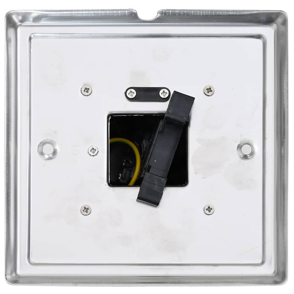 Presa Elettrica Da Giardino A Pilastro Acciaio Inox Con Timer VidaXL 14 width=274