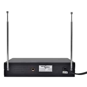 Bezdrátový mikrofonní systém VHF - přijímač se 2 mikrofony - obrázek 4