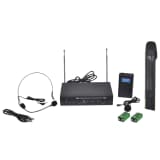VHF vastuvõtja + 1 mikrofon + 1 peakomplekt