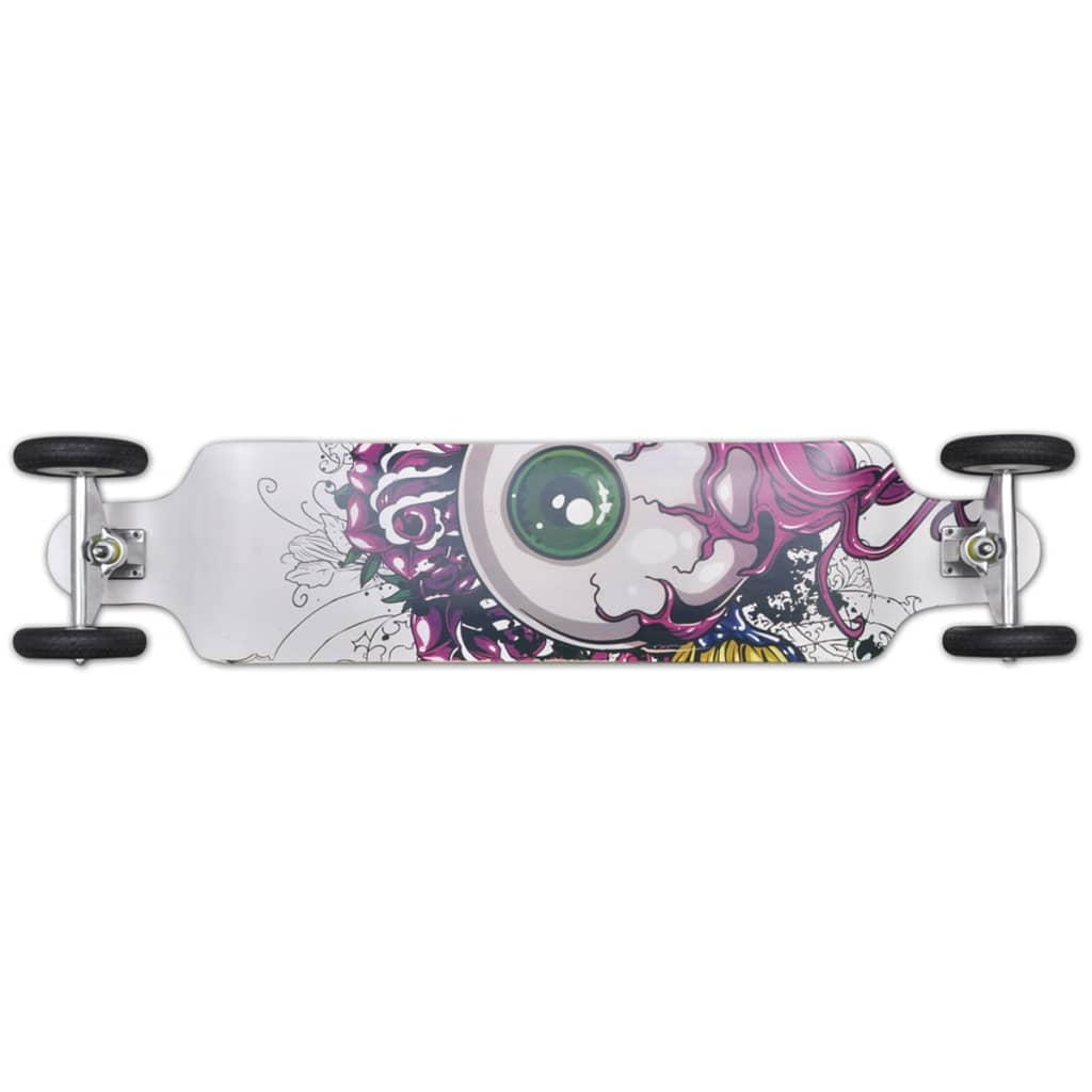 Drop-down Longboard 103 cm med store hjul