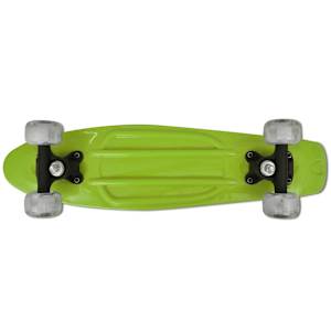 Retro Riedlentė su LED Lemputėmis Ratukuose, Žalia