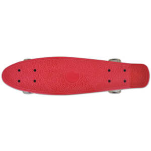 Retro Riedlentė su LED Lemputėmis Ratukuose, Raudona