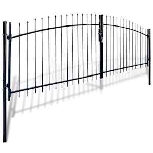 Dvivėriai Kiemo Vartai su Smaigaliais 400 x 175 cm