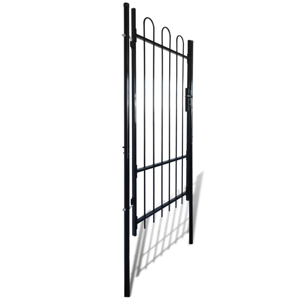 Fence Gate with Hoop Top (single) 100 x 175 cm