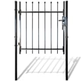 Yksinkertainen Aitaportti Keihästyyliset Kärjet 100 x 100 cm