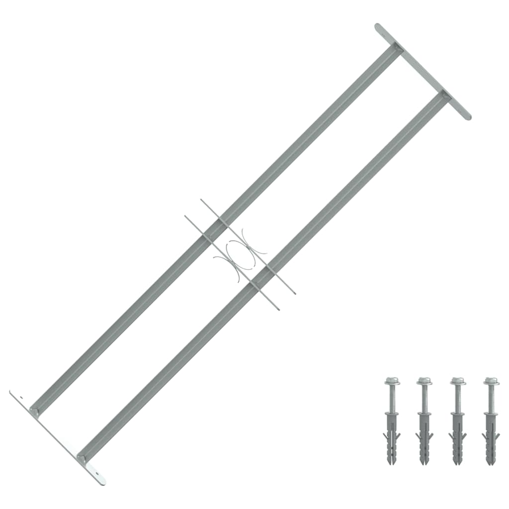 vidaXL Grilaje pentru feronerie 700-1050 mm Oțel galvanizat Argintiu