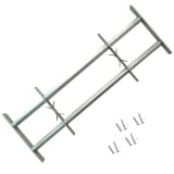 Grille de défense ajustable à 2 traverses pour fenêtre de 700-1050 mm