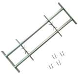 Grille de défense ajustable à 2 traverses pour fenêtre de 1000-1500 mm