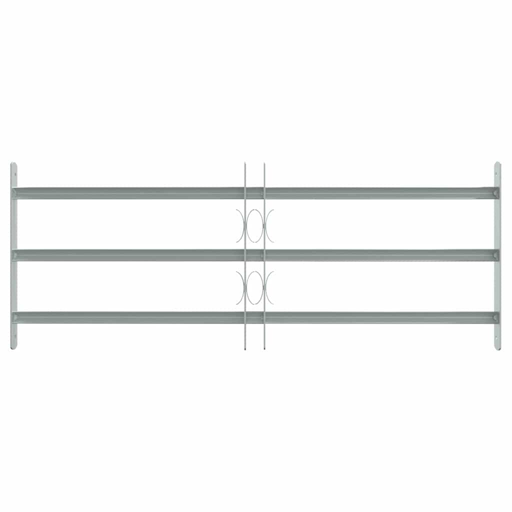 Thumbnail - vidaXL Fenstergitter Verstellbar mit 3 Querstäben 700-1050 mm