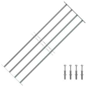 Nastavljiva okenska rešetka s 4 prečkami 1000-1500 mm